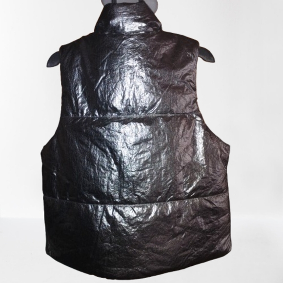 NWT A New Day Silver Puffer  | Size M | Fleece-Lined Interior - Picture 2 of 4